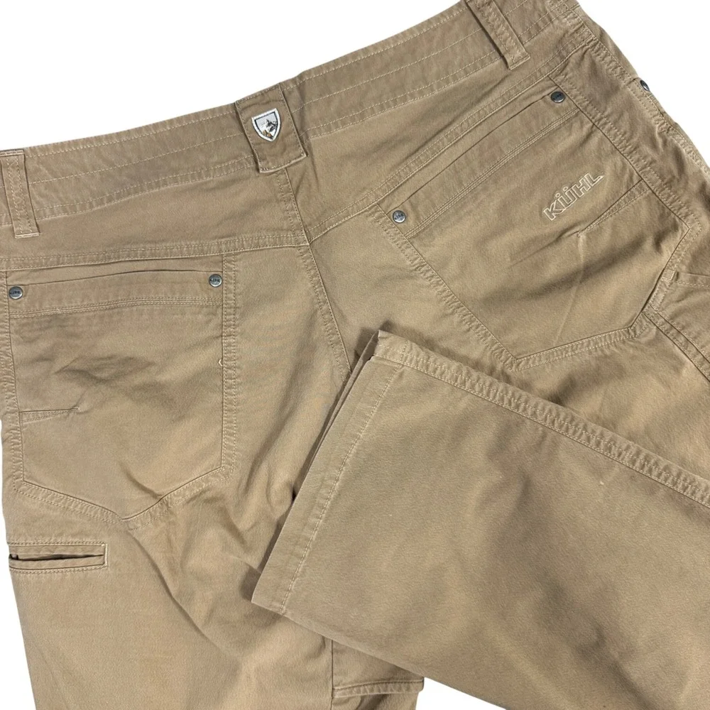 Kuhl Konfidant Air Pants Mens 34x31 Khaki Outdoor Workwear Utility